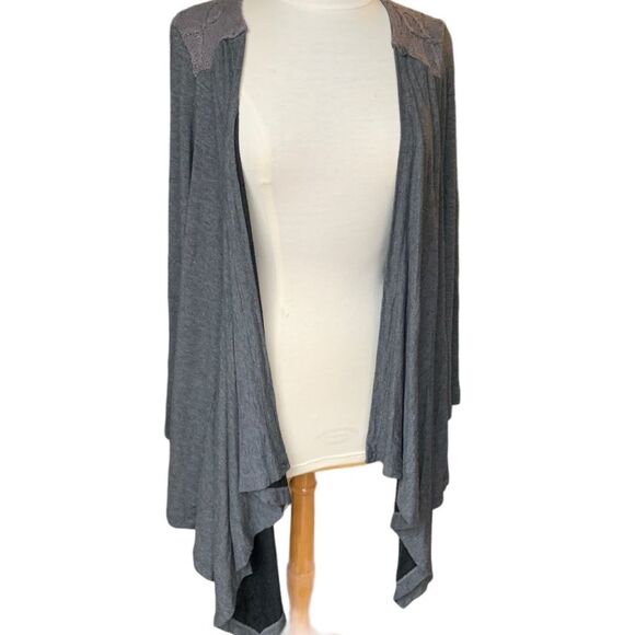 Chicos Zenergy Retreat Cable Knit Duster Cardigan Sweater Jacket Women’s L 2 - Picture 14 of 14